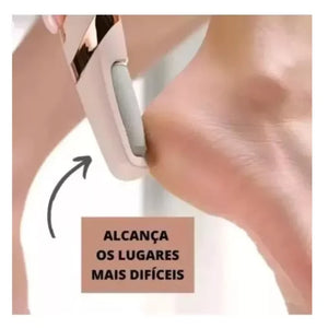 Lixadeira Elétrica de Pés Recarregável Conveniente 360°
