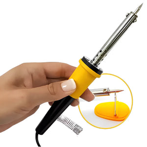 Kit de Ferro de Solda 110V ou 220V Soldador 40W ou 60W Com Resistente a Estanho - loja Neverdie