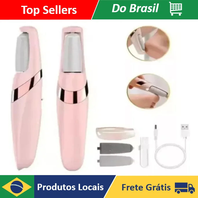 Lixadeira Elétrica de Pés Recarregável Conveniente 360°