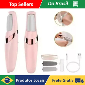 Lixadeira Elétrica de Pés Recarregável Conveniente 360°