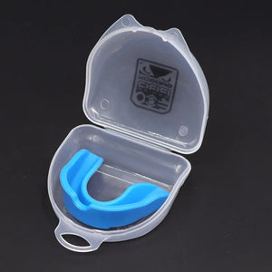 Protetor Dental de Silicone para Dormir à Noite, Placa de Proteção Bucal para Rugby, Karatê, Bruxismo, Proteção para Boxe, Moldagem Gratuita