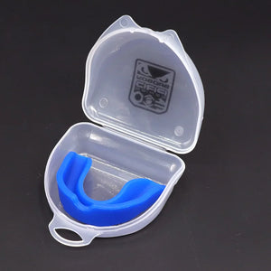 Protetor Dental de Silicone para Dormir à Noite, Placa de Proteção Bucal para Rugby, Karatê, Bruxismo, Proteção para Boxe, Moldagem Gratuita