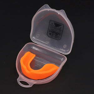 Protetor Dental de Silicone para Dormir à Noite, Placa de Proteção Bucal para Rugby, Karatê, Bruxismo, Proteção para Boxe, Moldagem Gratuita