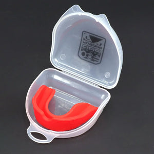 Protetor Dental de Silicone para Dormir à Noite, Placa de Proteção Bucal para Rugby, Karatê, Bruxismo, Proteção para Boxe, Moldagem Gratuita