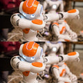 Robô de brinquedo inteligente, mini robô dançarino divertido com luz LED e música, presente perfeito para crianças em festas e Natal. Envio direto.
