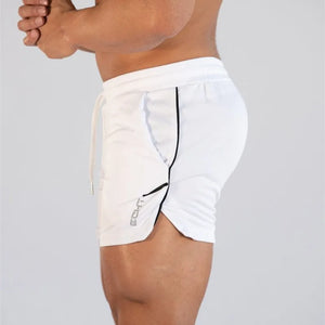 GITF Calções de Treino para Homens na Academia Roupas Casuais para Esportes Fitness Exercício Corrida Rede de Compressão de Secagem Rápida Atletismo