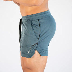 GITF Calções de Treino para Homens na Academia Roupas Casuais para Esportes Fitness Exercício Corrida Rede de Compressão de Secagem Rápida Atletismo