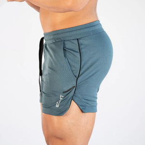 GITF Calções de Treino para Homens na Academia Roupas Casuais para Esportes Fitness Exercício Corrida Rede de Compressão de Secagem Rápida Atletismo