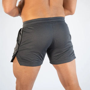 GITF Calções de Treino para Homens na Academia Roupas Casuais para Esportes Fitness Exercício Corrida Rede de Compressão de Secagem Rápida Atletismo