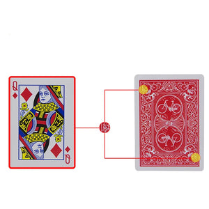 Cartas Mágicas Marcadas Baralho Striptease Cartas de Jogo Truques de Mágica Pôquer Truques de Mágica de Rua Close-up Brinquedo Quebra-Cabeça para Crianças G8277