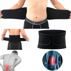 Cinta de Suporte para Costas Tcare Sport Ajustável Cinta de Suporte Lombar com Alças Duplas Respiráveis Alívio da Dor na Parte Inferior das Costas na Academia Unissex