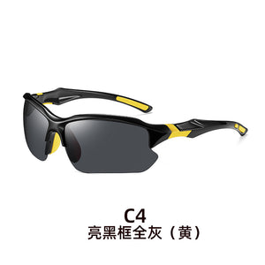 Óculos de Esporte para Atividades ao Ar Livre de Comércio Exterior, Óculos de Sol Masculinos para Direção, Óculos de Sol Antirreflexo, Óculos Antivermelho Populares de Comércio Internacional