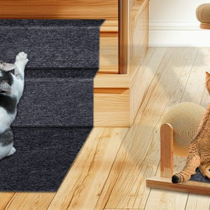 Tapete de Carpete Autoadesivo Cortável para Móveis de Árvore para Gatos, Passo para Móveis, Coluna de Apreensão para Gatos, Acessórios para Animais de Estimação