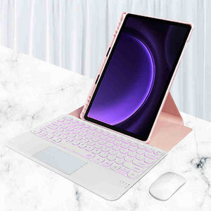 Para Lenovo Tab M11 (11 polegadas) 2024, proteção de rotação de 360 graus para teclado Bluetooth pode ser horizontal e vertical.