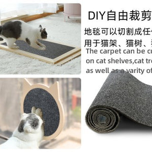 Tapete de Carpete Autoadesivo Cortável para Móveis de Árvore para Gatos, Passo para Móveis, Coluna de Apreensão para Gatos, Acessórios para Animais de Estimação