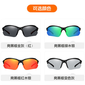 Óculos de Esporte para Atividades ao Ar Livre de Comércio Exterior, Óculos de Sol Masculinos para Direção, Óculos de Sol Antirreflexo, Óculos Antivermelho Populares de Comércio Internacional