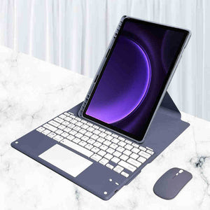 Para Lenovo Tab M11 (11 polegadas) 2024, proteção de rotação de 360 graus para teclado Bluetooth pode ser horizontal e vertical.