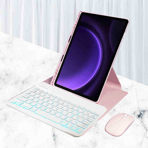 Para Lenovo Tab M11 (11 polegadas) 2024, proteção de rotação de 360 graus para teclado Bluetooth pode ser horizontal e vertical.