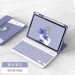 Para Lenovo Tab M11 (11 polegadas) 2024, proteção de rotação de 360 graus para teclado Bluetooth pode ser horizontal e vertical.