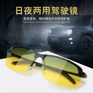 Óculos de Sol Masculinos 3043 Óculos de Direção Dia e Noite Óculos de Visão Noturna Masculinos Óculos de Sol para Passeio ao Ar Livre e Pesca