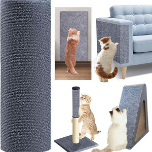 Tapete de Carpete Autoadesivo Cortável para Móveis de Árvore para Gatos, Passo para Móveis, Coluna de Apreensão para Gatos, Acessórios para Animais de Estimação