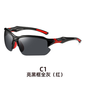 Óculos de Esporte para Atividades ao Ar Livre de Comércio Exterior, Óculos de Sol Masculinos para Direção, Óculos de Sol Antirreflexo, Óculos Antivermelho Populares de Comércio Internacional