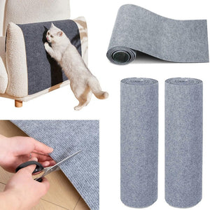 Tapete de Carpete Autoadesivo Cortável para Móveis de Árvore para Gatos, Passo para Móveis, Coluna de Apreensão para Gatos, Acessórios para Animais de Estimação