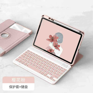 Para Lenovo Tab M11 (11 polegadas) 2024, proteção de rotação de 360 graus para teclado Bluetooth pode ser horizontal e vertical.