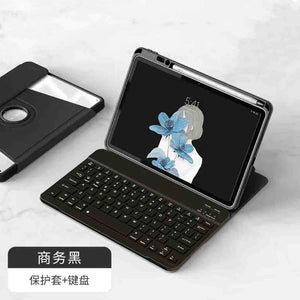 Para Lenovo Tab M11 (11 polegadas) 2024, proteção de rotação de 360 graus para teclado Bluetooth pode ser horizontal e vertical.
