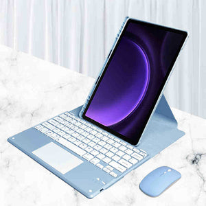 Para Lenovo Tab M11 (11 polegadas) 2024, proteção de rotação de 360 graus para teclado Bluetooth pode ser horizontal e vertical.