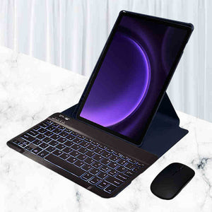 Para Lenovo Tab M11 (11 polegadas) 2024, proteção de rotação de 360 graus para teclado Bluetooth pode ser horizontal e vertical.