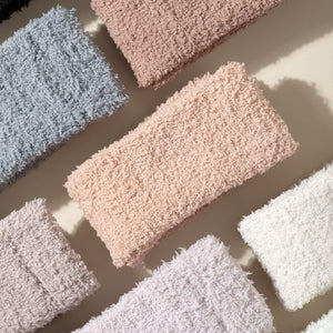 Meias de Veludo Coral Acima do Joelho Meias Femininas de Cano Longo Outono e Inverno Quentes Forradas de Pelúcia Espessas Yuezi Meias para Dormir em Casa