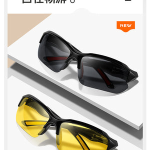 Óculos de Esporte para Atividades ao Ar Livre de Comércio Exterior, Óculos de Sol Masculinos para Direção, Óculos de Sol Antirreflexo, Óculos Antivermelho Populares de Comércio Internacional