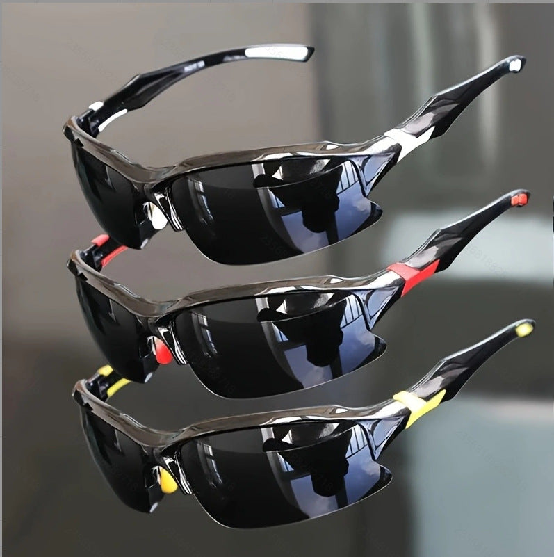 Óculos de Esporte para Atividades ao Ar Livre de Comércio Exterior, Óculos de Sol Masculinos para Direção, Óculos de Sol Antirreflexo, Óculos Antivermelho Populares de Comércio Internacional