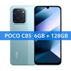 Smartphone POCO C85 Versão Global 6,9" display Dot Drop bateria de 6000mAh Câmera de 50MP 33W Helio G81-Ultra NFC