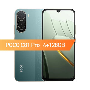Smartphone POCO C81 Pro Versão Global 6,9 polegadas Display 120Hz Bateria de 6000mAh UNISOC T7250 Octa-core HyperOS 3 2026 Telefone Móvel