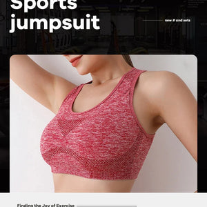 Sutiã Push Up Respirável para Mulheres, Roupas de Esporte, Corrida, Yoga, Fitness