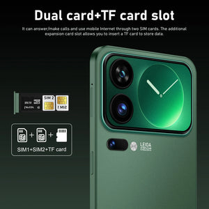 QUENTE 2026 Novo M17 Pro Max de Alta Qualidade original inteligente 5G sistema de dual chip dual standby versão global bateria de 8000mAh