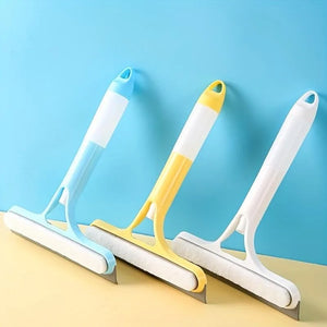 Escova multifuncional para limpeza de janelas de vidro, pulverizador de limpeza de sabão, escova de limpeza para casa, escova de borracha automotiva