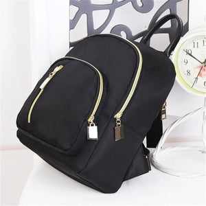 Mochila Multifuncional Feminina Fashion Menina Oxford Dia Viagem Mochila Mini Fofa Mochila Masculina Bolsa Preta Quente