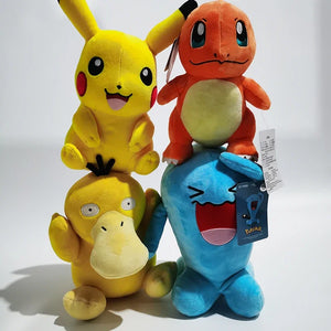 2026* Pelúcia Pokemon Gengar Pelúcia 24cm Brinquedo de Pelúcia Pokemon Boneco de Pelúcia Fofo de Cartoon Pikachu Boneca de Pelúcia Macia Presente de Aniversário