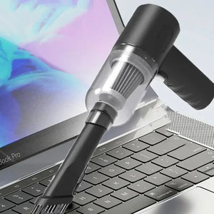 Aspirador de Carro Sem Fio 9000Pa Carregamento USB 1200mAh Aparelho de Limpeza Portátil Mini Aspirador Úmido e Seco para Uso Doméstico