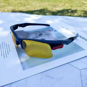New Day and Night Car Vision Driver Glasses Anti Glare Night Vision Driver Goggles Night Driving Enhanced Light Glasses Eyewear
