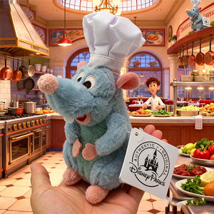 Boneco de Pelúcia Chef Remy de Ratatouille com Ímã para Ombro, Decoração Kawaii, Brinquedo de Pelúcia Criativo, Surpresa de Aniversário, Presente de Aniversário Circundante