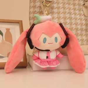 6 Estilos Novos 13-18cm Kawaii Meninas Anime Pingente de Pelúcia Chaveiro Chaveiros de Pelúcia Fofos Presentes de Aniversário para Meninas Mulheres Bolsa Pendurada