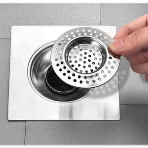 Filtro de Malha para Pia de Cozinha, Malha de Drenagem em Aço Inoxidável Protege Contra Entupimentos em Instalações de Cozinha