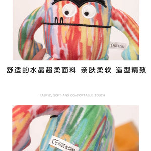 O Monstro das Cores Pelúcia Brinquedo Favor de Festa Decoração Crianças Bebê Almofada de Conforto Brinquedos de Pelúcia para Crianças Presentes Bonitos 15-35cm