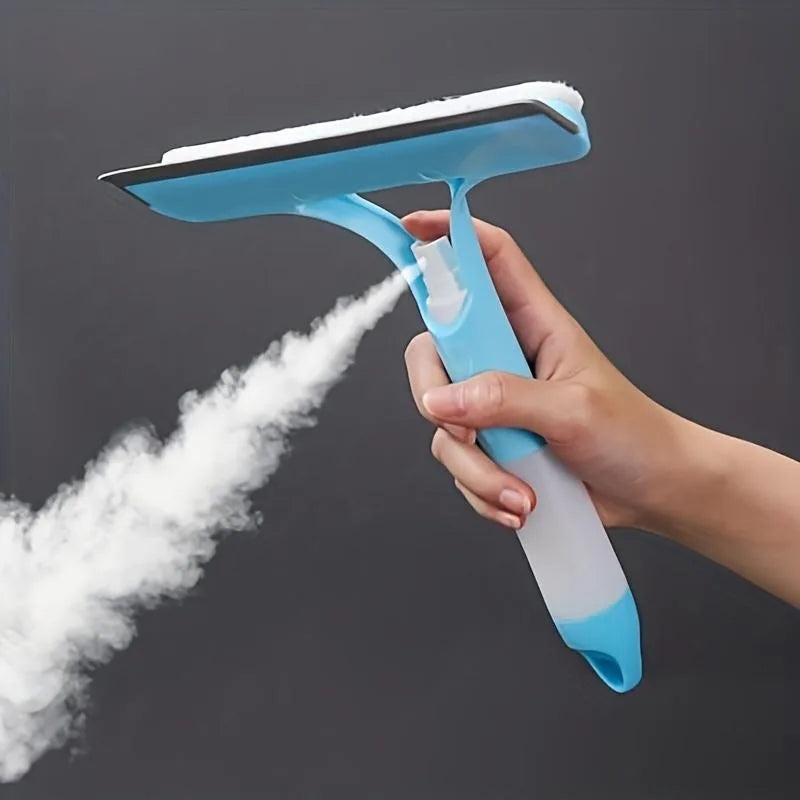 Escova multifuncional para limpeza de janelas de vidro, pulverizador de limpeza de sabão, escova de limpeza para casa, escova de borracha automotiva