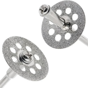 Disco de Corte de Diamante de 22mm Mandril de Roda de Lixa de 3mm para Ferramenta Rotativa de Corte de Metal Peças de Moedor Elétrico
