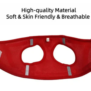 Conjunto de Coleira e Guia para Gato Ajustável Refletiva à Prova de Fuga Colete de Malha para Animais de Estimação Coleira para Filhote de Cachorro Pequeno Gato Suprimentos para Animais de Estimação
